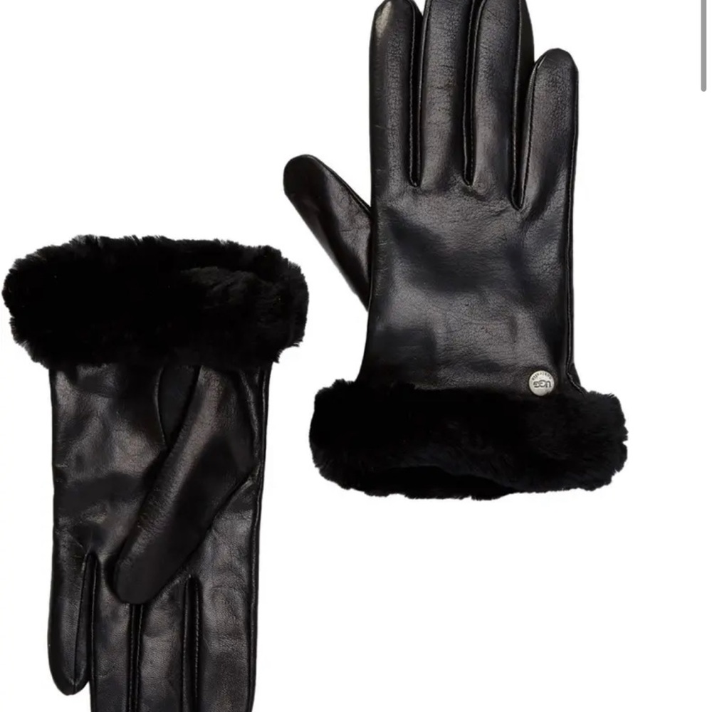 Ugg leather gloves